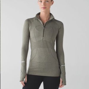 Lululemon Run Swiftly Tech 1/2 Zip SZ 2- worn once